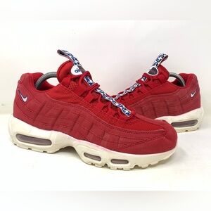 AJ1844 600 Nike Air Max 95 Retro Pull Tab Red Blue White Size 8 Men’s